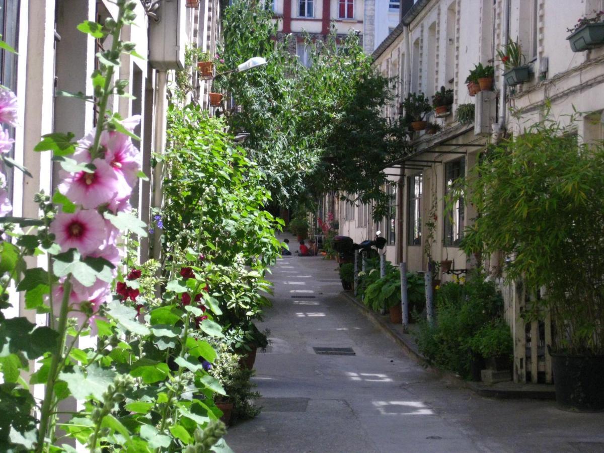 Cite Pilleux - Charming Studio In A Flowery Pedestrian Lane 파리 외부 사진