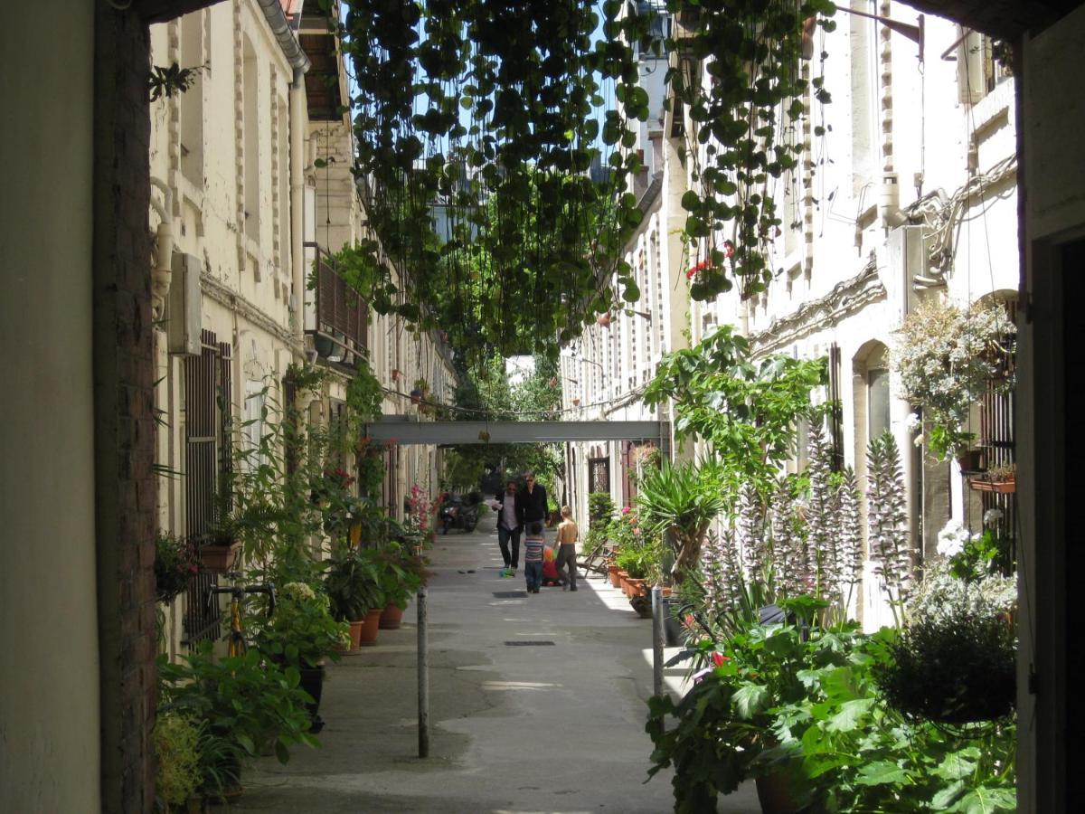 Cite Pilleux - Charming Studio In A Flowery Pedestrian Lane 파리 외부 사진